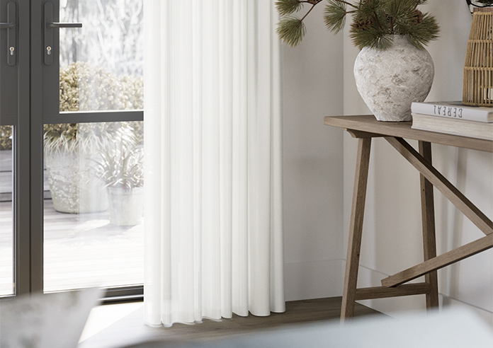 Casoria Voile, Classic White - Made to Measure Curtains - Image 5
